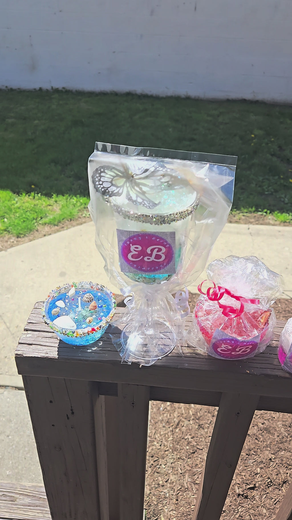 Customized scented candles