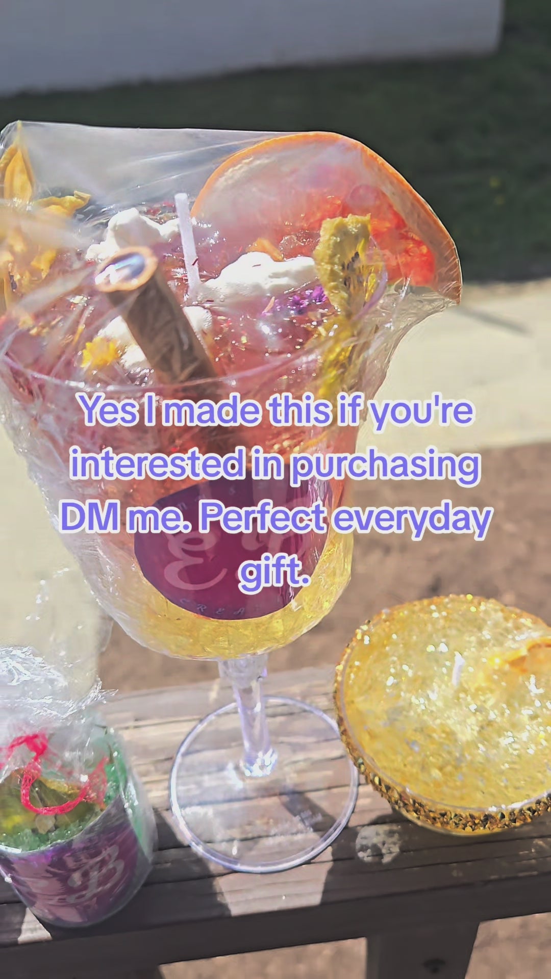Customized scented candles