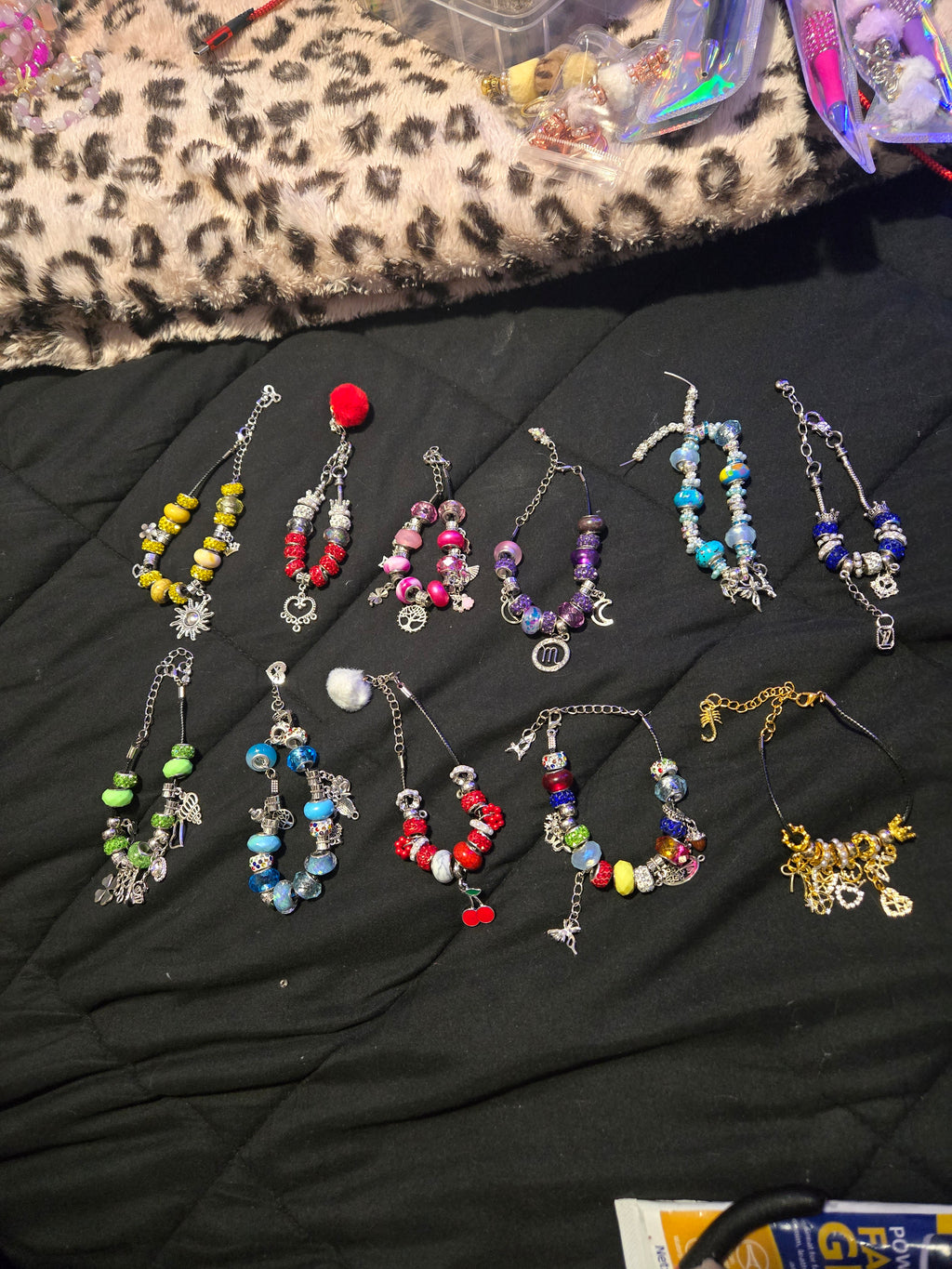 Customize charm bracelets